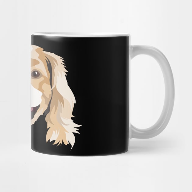 Smiling Cavalier King Charles Spaniel by GreenOptix